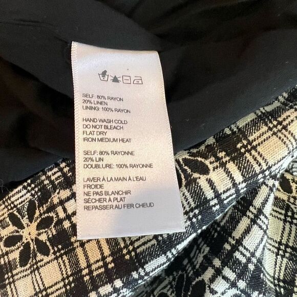 Urban Outfitters plaid flower strappy dress medium - Picture 4 of 6